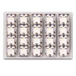 Λάμπα πλαφονιέρας με 20 LED, 35x50 mm, λευκό 1 τεμ
