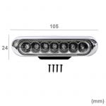 Προβολείς DAYLIGHT LED Μπλε 12V