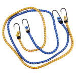 Bungee Cords 8mm x 1m with Metal Hooks 2 pcs