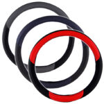 Steering Wheel Cover Leather 36cm Two-Color