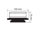 LED Warning Light 12V-24V Magnetic & Screw Mount - Image 4