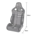 Reclining Car Seat Leather / Fabric - Image 4