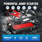 Φορητός Εκκινητής Αυτοκινήτου 12V S901 & Power Bank 20.000mAh με Φακό και USB - Image 6