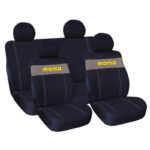 Seat Covers Set Universal Fit with Detachable Head (Fabric) MOMO-002 8 pcs - Image 4