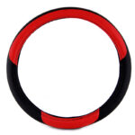 Steering Wheel Cover Leather 39cm Two-Color - Image 2