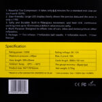 Τρόμπα Αυτοκινήτου 120W 90PSI με Φακό και Ψηφιακή Οθόνη - Image 4