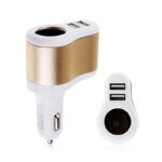 Car Charger for Cigarette Lighter with 2 USB - Image 4